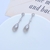 Picture of Fast Selling White Platinum Plated Dangle Earrings from Editor Picks