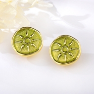 Picture of Distinctive Green Medium Stud Earrings with Low MOQ