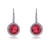 Picture of Charming Red Platinum Plated Dangle Earrings As a Gift