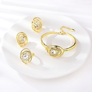 Picture of Unusual Big Zinc Alloy 3 Piece Jewelry Set