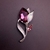 Picture of Fashion Swarovski Element Platinum Plated Brooche