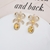 Picture of Bling Big Yellow Dangle Earrings