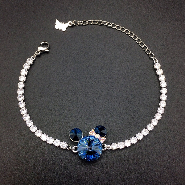 Picture of Sparkly Small Blue Fashion Bracelet