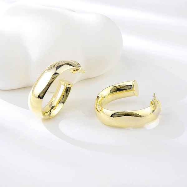 Picture of Delicate Gold Plated Stud Earrings with Fast Shipping