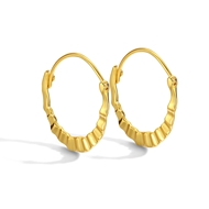 Picture of Popular Small Gold Plated Small Hoop Earrings