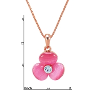 Picture of Beautiful Opal Pink Pendant Necklace