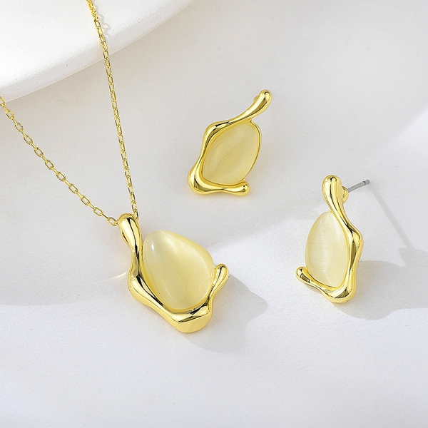 Picture of Fashionable Small Zinc Alloy 2 Piece Jewelry Set