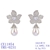 Picture of Good Cubic Zirconia White Dangle Earrings