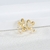 Picture of Designer Gold Plated Delicate Stud Earrings with No-Risk Return