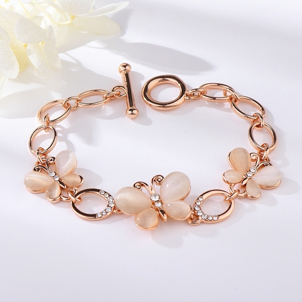 Picture of Bulk Rose Gold Plated Classic Fashion Bracelet at Super Low Price