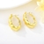 Picture of Pretty Medium Gold Plated Stud Earrings