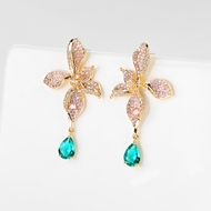 Picture of Impressive Green Luxury Dangle Earrings with Low MOQ