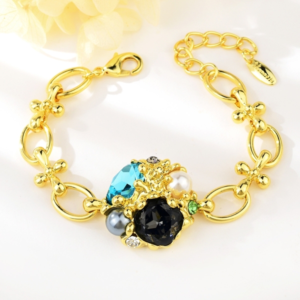 Picture of New Artificial Pearl Zinc Alloy Fashion Bracelet