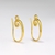 Picture of Copper or Brass Medium Small Hoop Earrings from Reliable Manufacturer