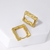 Picture of Popular Medium Gold Plated Huggie Earrings