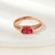 Picture of Fashionable Small Pink Adjustable Ring