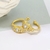 Picture of Nice Cubic Zirconia Gold Plated Clip On Earrings