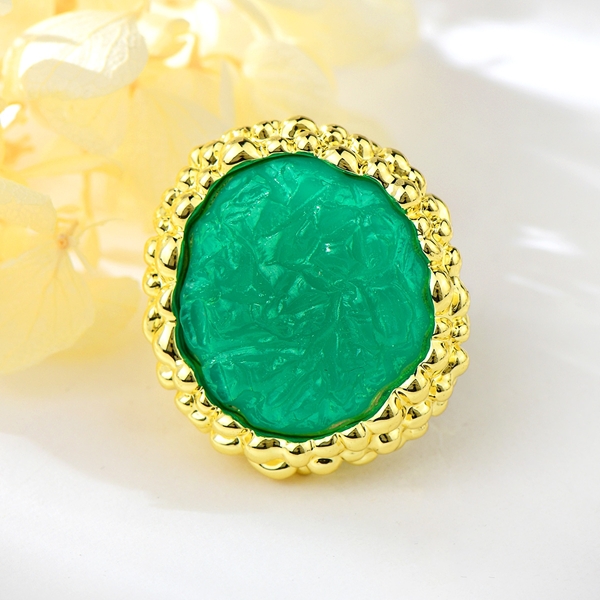 Picture of Amazing Big Enamel Fashion Ring