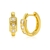 Picture of Recommended White Gold Plated Huggie Earrings from Top Designer