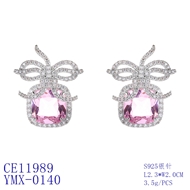 Picture of Luxury Cubic Zirconia Dangle Earrings with Speedy Delivery