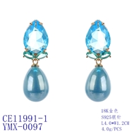 Picture of Affordable Gold Plated Cubic Zirconia Dangle Earrings from Trust-worthy Supplier