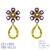 Picture of Need-Now Yellow Cubic Zirconia Dangle Earrings from Editor Picks