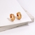 Picture of Delicate Copper or Brass Huggie Earrings with Speedy Delivery