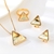 Picture of Geometric Swarovski Element 3 Piece Jewelry Set in Exclusive Design