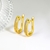 Picture of Delicate Cubic Zirconia Huggie Earrings with 3~7 Day Delivery