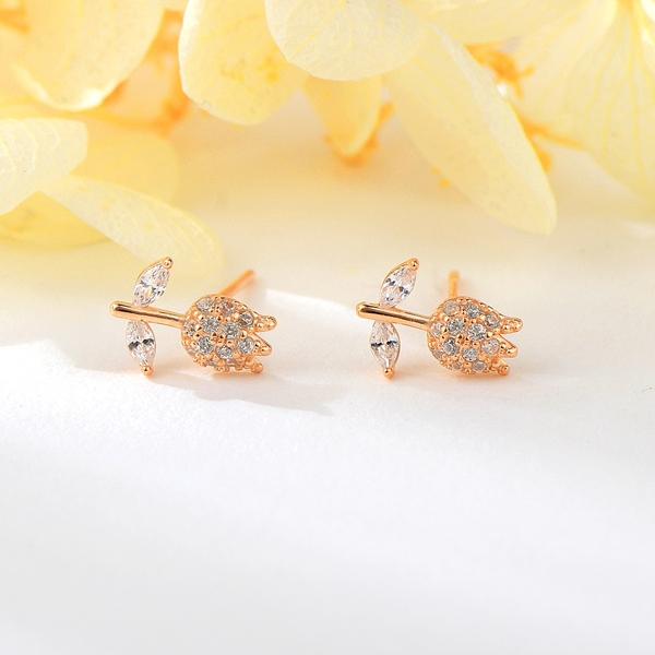 Picture of Origninal Small Flowers & Plants Big Stud Earrings