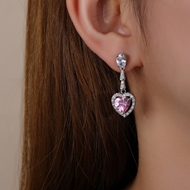 Picture of Luxury Cubic Zirconia Dangle Earrings at Unbeatable Price