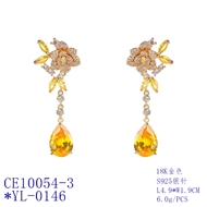 Picture of Luxury Gold Plated Dangle Earrings Online Only