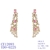 Picture of Popular Cubic Zirconia Pink Dangle Earrings
