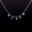 Show details for Hypoallergenic Platinum Plated Party Pendant Necklace with Easy Return