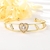 Picture of Fashion Cubic Zirconia Copper or Brass Fashion Bangle