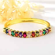 Picture of Unusual Geometric Colorful Fashion Bangle