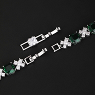 Picture of Unique Cubic Zirconia Geometric Fashion Bracelet